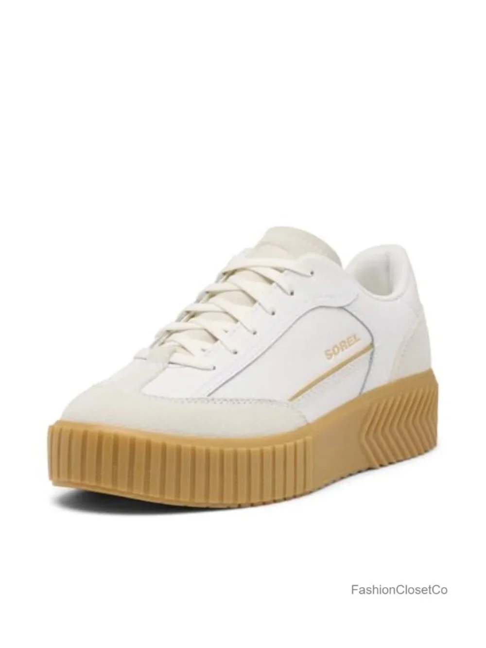 Leather and Suede Chunky Retro Sneaker Lace-Up Lightweight